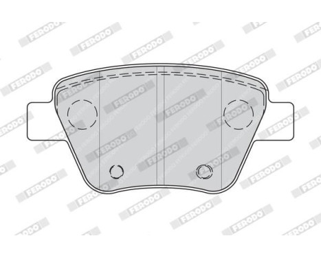Bromsbeläggssats, skivbroms PREMIER ECO FRICTION FDB4316 Ferodo, bild 4