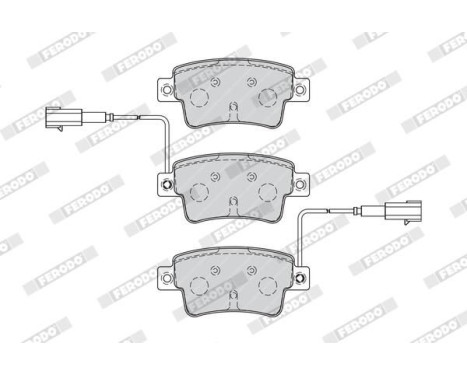 Bromsbeläggssats, skivbroms PREMIER ECO FRICTION FDB4325 Ferodo, bild 4