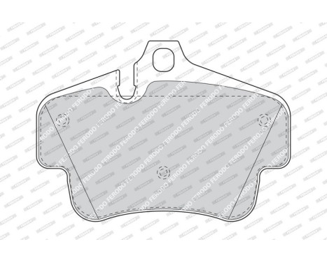 Bromsbeläggssats, skivbroms PREMIER ECO FRICTION FDB4329 Ferodo, bild 3