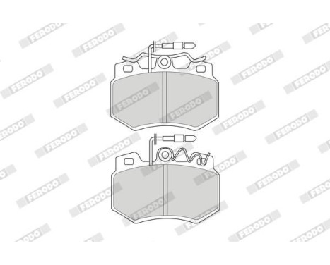 Bromsbeläggssats, skivbroms PREMIER ECO FRICTION FDB434 Ferodo, bild 4