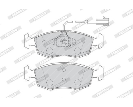 Bromsbeläggssats, skivbroms PREMIER ECO FRICTION FDB4353 Ferodo, bild 3