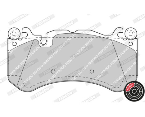 Bromsbeläggssats, skivbroms PREMIER ECO FRICTION FDB4373 Ferodo, bild 2