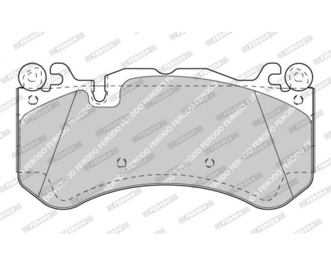 Bromsbeläggssats, skivbroms PREMIER ECO FRICTION FDB4373 Ferodo, bild 6