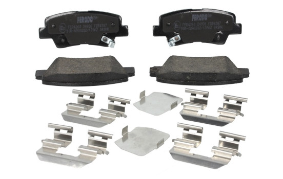 Bromsbeläggssats, skivbroms PREMIER ECO FRICTION FDB4387 Ferodo