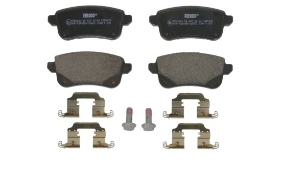 Bromsbeläggssats, skivbroms PREMIER ECO FRICTION FDB4435 Ferodo
