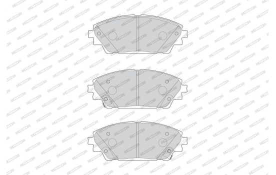 Bromsbeläggssats, skivbroms PREMIER ECO FRICTION FDB4446 Ferodo, bild 3
