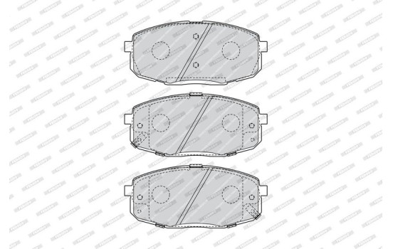 Bromsbeläggssats, skivbroms PREMIER ECO FRICTION FDB4448 Ferodo, bild 3