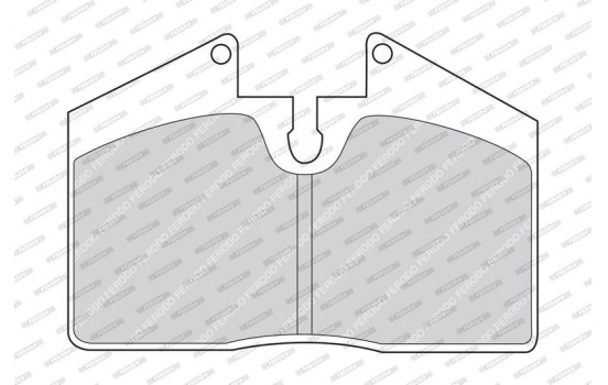 Bromsbeläggssats, skivbroms PREMIER ECO FRICTION FDB451 Ferodo, bild 4