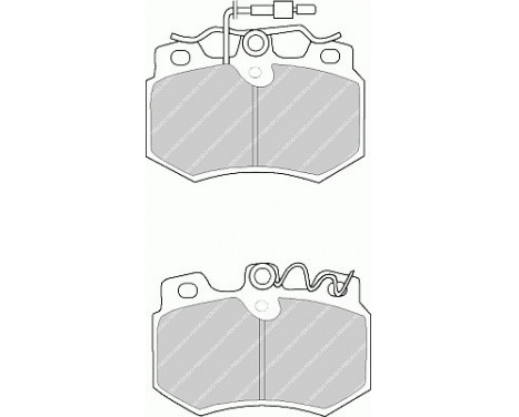 Bromsbeläggssats, skivbroms PREMIER ECO FRICTION FDB455 Ferodo, bild 2