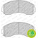 Bromsbeläggssats, skivbroms PREMIER ECO FRICTION FDB4567 Ferodo, miniatyr 4