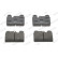 Bromsbeläggssats, skivbroms PREMIER ECO FRICTION FDB458 Ferodo, miniatyr 2