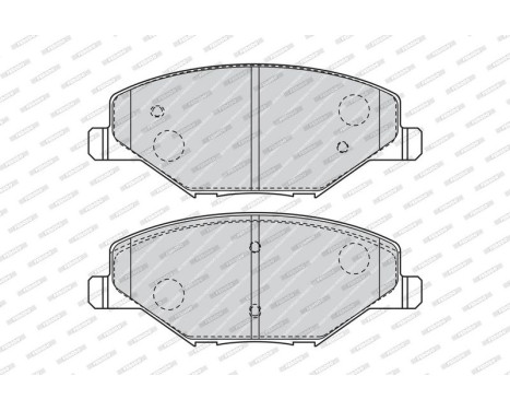 Bromsbeläggssats, skivbroms PREMIER ECO FRICTION FDB4590 Ferodo, bild 3