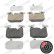 Bromsbeläggssats, skivbroms PREMIER ECO FRICTION FDB4611 Ferodo, miniatyr 5