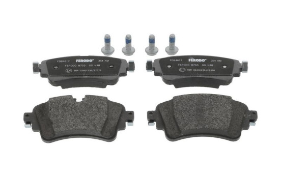 Bromsbeläggssats, skivbroms PREMIER ECO FRICTION FDB4617 Ferodo, bild 2