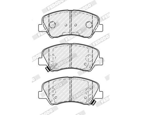 Bromsbeläggssats, skivbroms PREMIER ECO FRICTION FDB4623 Ferodo, bild 3