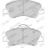 Bromsbeläggssats, skivbroms PREMIER ECO FRICTION FDB4623 Ferodo, miniatyr 4