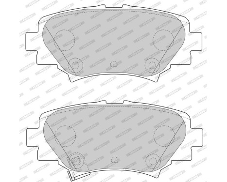 Bromsbeläggssats, skivbroms PREMIER ECO FRICTION FDB4700 Ferodo, bild 4