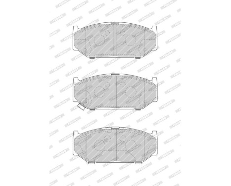 Bromsbeläggssats, skivbroms PREMIER ECO FRICTION FDB4705 Ferodo, bild 4