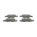 Bromsbeläggssats, skivbroms PREMIER ECO FRICTION FDB4713 Ferodo, miniatyr 4