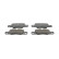 Bromsbeläggssats, skivbroms PREMIER ECO FRICTION FDB4713 Ferodo, miniatyr 4