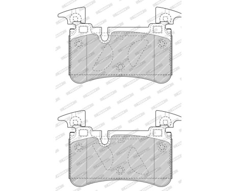 Bromsbeläggssats, skivbroms PREMIER ECO FRICTION FDB4714 Ferodo, bild 4