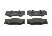 Bromsbeläggssats, skivbroms PREMIER ECO FRICTION FDB4715 Ferodo