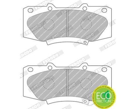Bromsbeläggssats, skivbroms PREMIER ECO FRICTION FDB4715 Ferodo, bild 2
