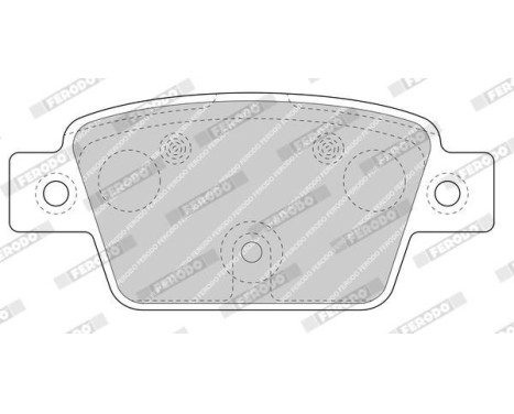 Bromsbeläggssats, skivbroms PREMIER ECO FRICTION FDB4829 Ferodo, bild 3