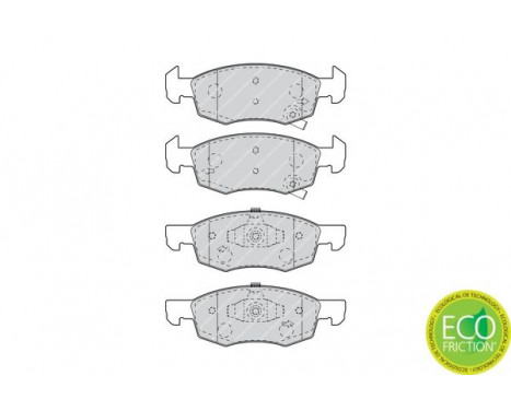 Bromsbeläggssats, skivbroms PREMIER ECO FRICTION FDB4866 Ferodo, bild 2
