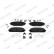 Bromsbeläggssats, skivbroms PREMIER ECO FRICTION FDB4882 Ferodo, miniatyr 2