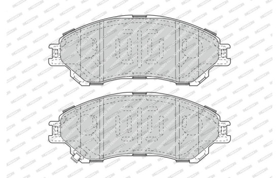 Bromsbeläggssats, skivbroms PREMIER ECO FRICTION FDB4884 Ferodo, bild 3