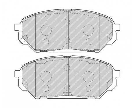 Bromsbeläggssats, skivbroms PREMIER ECO FRICTION FDB4889 Ferodo, bild 2