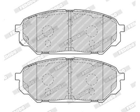 Bromsbeläggssats, skivbroms PREMIER ECO FRICTION FDB4889 Ferodo, bild 3