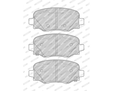 Bromsbeläggssats, skivbroms PREMIER ECO FRICTION FDB4925 Ferodo, bild 2