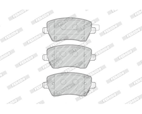 Bromsbeläggssats, skivbroms PREMIER ECO FRICTION FDB4966 Ferodo, bild 3