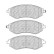 Bromsbeläggssats, skivbroms PREMIER ECO FRICTION FDB4971 Ferodo, miniatyr 3