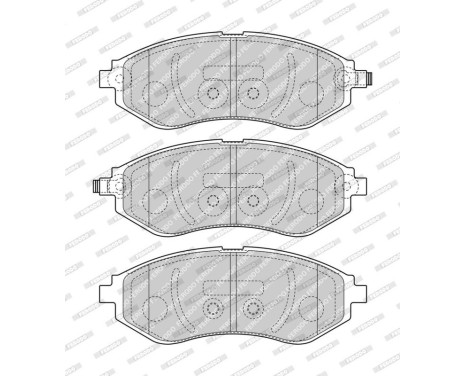 Bromsbeläggssats, skivbroms PREMIER ECO FRICTION FDB4971 Ferodo, bild 3
