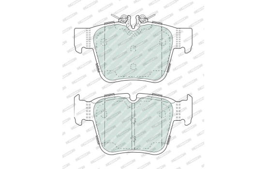 Bromsbeläggssats, skivbroms PREMIER ECO FRICTION FDB5017 Ferodo, bild 2