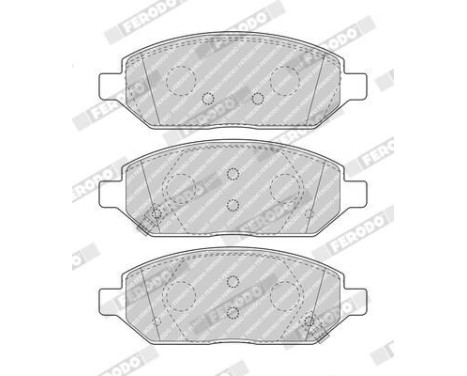 Bromsbeläggssats, skivbroms PREMIER ECO FRICTION FDB5019 Ferodo, bild 2