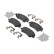 Bromsbeläggssats, skivbroms PREMIER ECO FRICTION FDB5040 Ferodo, miniatyr 7