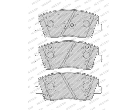 Bromsbeläggssats, skivbroms PREMIER ECO FRICTION FDB5045 Ferodo, bild 2