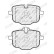Bromsbeläggssats, skivbroms PREMIER ECO FRICTION FDB5056 Ferodo, miniatyr 2