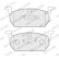 Bromsbeläggssats, skivbroms PREMIER ECO FRICTION FDB5069 Ferodo, miniatyr 3