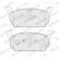 Bromsbeläggssats, skivbroms PREMIER ECO FRICTION FDB5069 Ferodo, miniatyr 3