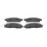 Bromsbeläggssats, skivbroms PREMIER ECO FRICTION FDB5090 Ferodo, miniatyr 2