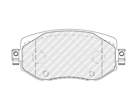 Bromsbeläggssats, skivbroms PREMIER ECO FRICTION FDB5104 Ferodo, bild 2