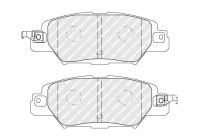 Bromsbeläggssats, skivbroms PREMIER ECO FRICTION FDB5116 Ferodo