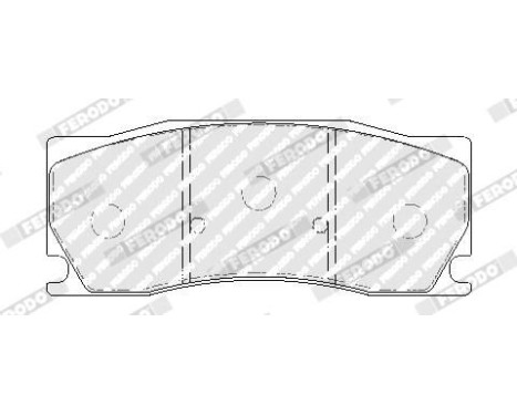Bromsbeläggssats, skivbroms PREMIER ECO FRICTION FDB5118 Ferodo, bild 2