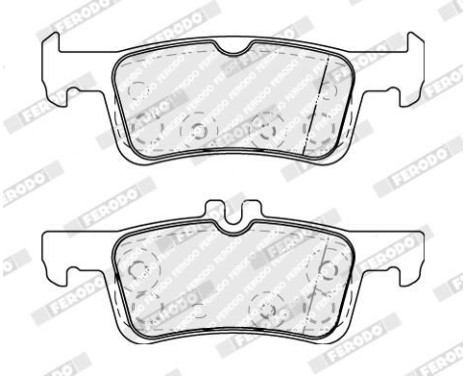 Bromsbeläggssats, skivbroms PREMIER ECO FRICTION FDB5130 Ferodo, bild 2