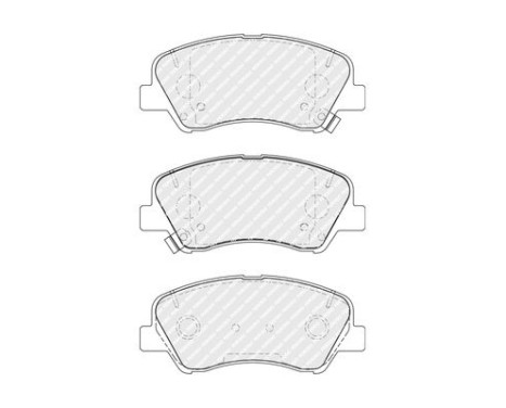 Bromsbeläggssats, skivbroms PREMIER ECO FRICTION FDB5135 Ferodo, bild 2